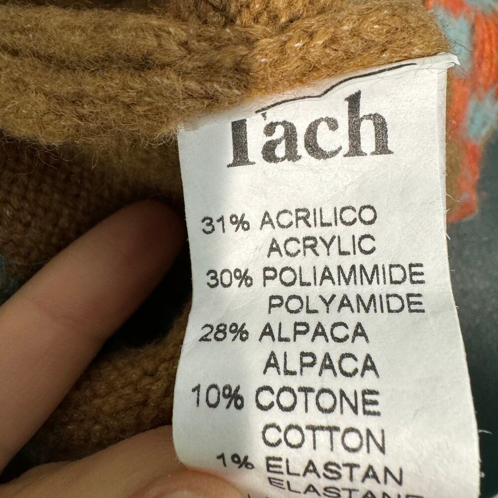 Tach Sweater Women's Large Cropped Cottagecore Fl… - image 6